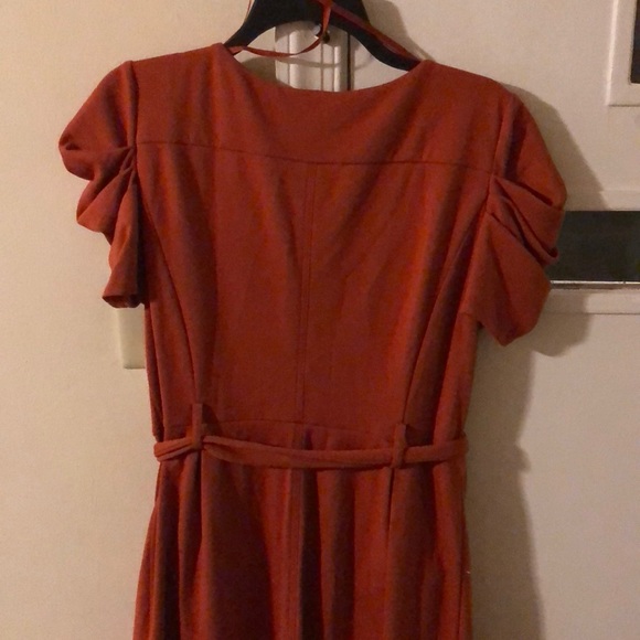 Jessica Simpson dress rust orange never worn - Picture 6 of 7